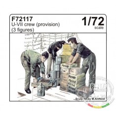 1/72 German U-VII Crew (Provision) (3 Figures)
