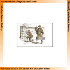 1/72 German Soldiers with Panzerschreck (2 Figures + Metal Parts)