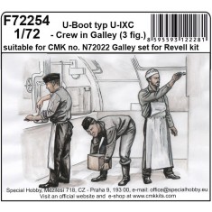 1/72 U-Boot typ IXC Crew in Galley (3 figures)