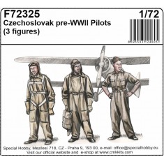 1/72 Czechoslovak pre-WWII Pilots (3 figures)