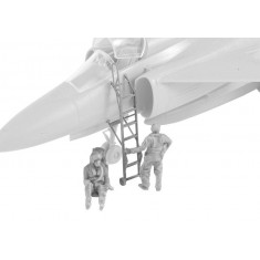 1/72 SK-37/SK-37E Viggen instruktor/Operator and Pilot Climbing Ladder into Cock