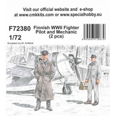 1/72 WWII Finnish Fighter Pilot and Mechanic
