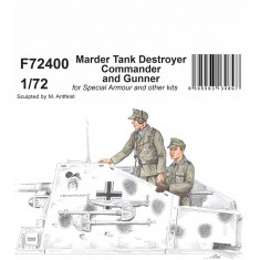 1/72 Marder Tank Destroyer Commander and Gunner (2 figures)