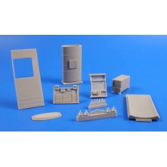 1/72 Multi Water Tank Container - 10 cubic meter (Full Resin kit)