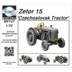 1/72 Zetor 15 Czechoslovak Tractor
