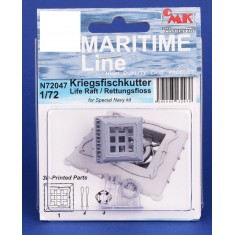 1/72 Kriegsfischkutter Life Raft / Rettungsfloss for Special Navy kit
