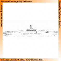 1/200 German Submarine U-Boot Typ XXI (Resin kit)