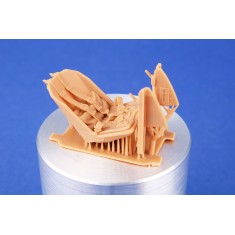 1/32 Fw190A Seat and Side Section Back Armour (with harness) for Revell kits