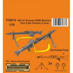1/35 WWII German MG 42 Machine Gun (Late Variant)