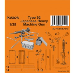 1/35 Type 92 Japanese Heavy Machine Gun