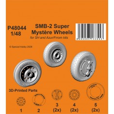 1/48 SMB-2 Super Mystere Wheels for SH and Azur/Frrom kits