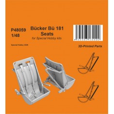 1/48 Bucker Bu 181 Bestmann Seats for Special Hobby Kit