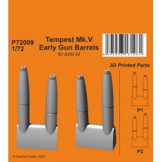 1/72 Tempest Mk.V Early Gun Barrels for Airfix kit