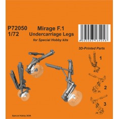 1/72 Mirage F.1 Undercarriage Legs for Special Hobby kits
