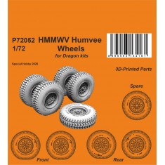 1/72 HMMWV Humvee Wheels for Dragon kits