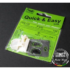 1/32 US P-51D Instrument Panel w/Gun Sight for Hasegawa/Dragon
