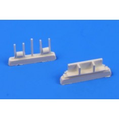 1/32 WWII US Curtiss P-40E and Later Version Rudder Pedals for Hasegawa kit