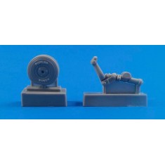 1/32 Tempest/Typhoon - Tail Wheel with Strengthened Leg for Special Hobby/Pacific Coast