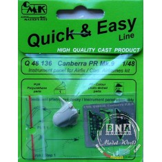 1/48 Canberra PR Mk.9 Instrument Panels for Airfix / Cl. Airframes kit