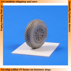 1/48 P-51D Mustang Wheels(Cross Tread Pattern)for Hasegawa/Revell/ HobbyBoss/Tamiya kit 