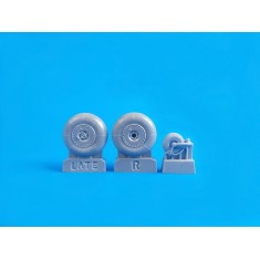 1/48 Ju 88A-4 and later /C-6/G Late Main & Tail Wheel for Special Hobby/ICM/Dragon kits