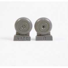 1/48 Junkers Ju-88A-4 and Later/C-6/G Late Main and Tail Wheels for Revell kits