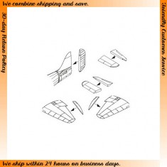 1/72 British Hawker Tempest MK.V Control Surfaces for Academy kit