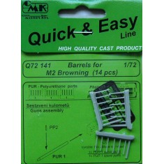 1/72 Barrels for M2 Browning (20pcs)