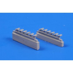 1/72 Supermarine Spitfire Mk.21 Exhausts for Special Hobby SH72227 kit