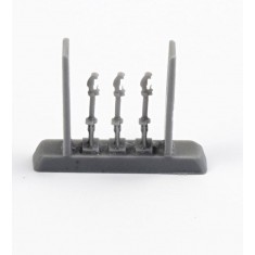 1/72 P-40E-N Control Columns (3pcs) for Special Hobby/Academy/Hasegawa/Sword/AZ kits