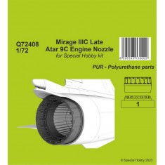 1/72 Mirage IIIC Late - Atar 9C Engine Nozzle for Special Hobby kit