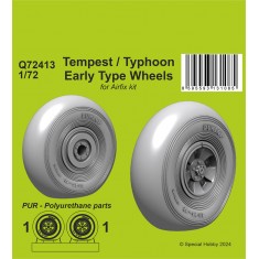 1/72 Tempest/Typhoon Early type Wheels