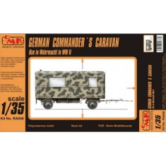 1/35 WWII German Commander's Caravan (Full Resin kit)