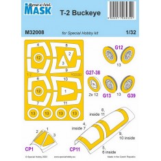 1/32 T-2 Buckeye Paint Mask for Special Hobby kits