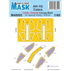1/48 Bell AH-1G Cobra Paint Masking