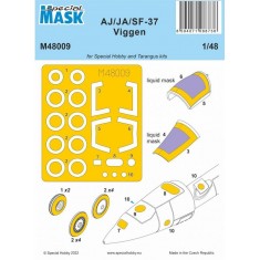 1/48 AJ-37 Viggen Paint Masking