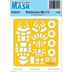 1/48 Martin Baltimore Mk.I-V Masking for Special Hobby Kit