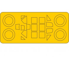 1/72 WWII German Messerschmitt Bf 109E-4 Masking Sheets