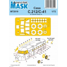 1/72 Modern Casa C.212/C-41 Mask in Spain, Portugal, USA for Special Hobby kits