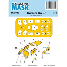 1/72 Modern Dornier Do.27 Masking for Special Hobby kits