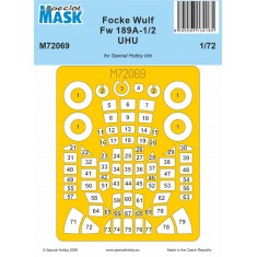 1/72 Focke Wulf Fw 189A-1/2 UHU Masks for Special Hobby kits