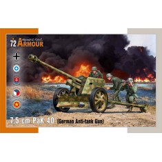 1/72 German Anti-tank Gun 7.5 cm PaK 40