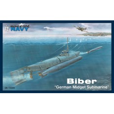 1/72 WWII German Biber Midget Submarine