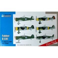 1/48 Fokker D.XXI Duo Pack Finland