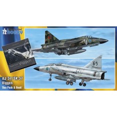 1/72 Swedish SAAB 37 Viggen Duo Pack & Book