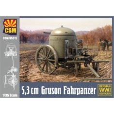 1/35 WWI German 5.3cm Gruson Fahrpanzer