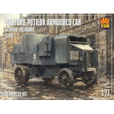 1/72 German Freikorps Garford-Putilov Armoured Car (3D Printed)