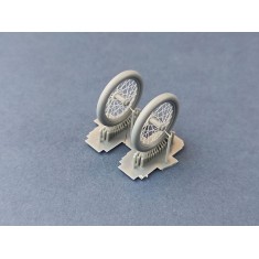 1/32 Nieuport-type Aircraft (Nie11, Nie17, Nie23, Nie24) Spoked Wheels for Copper State kit