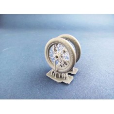 1/32 German Aircraft 760x100 Spoked Wheels for Copper State kit