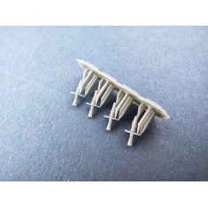 1/35 MG08 Muzzle Boosters with Flash Disk for Copper State kit